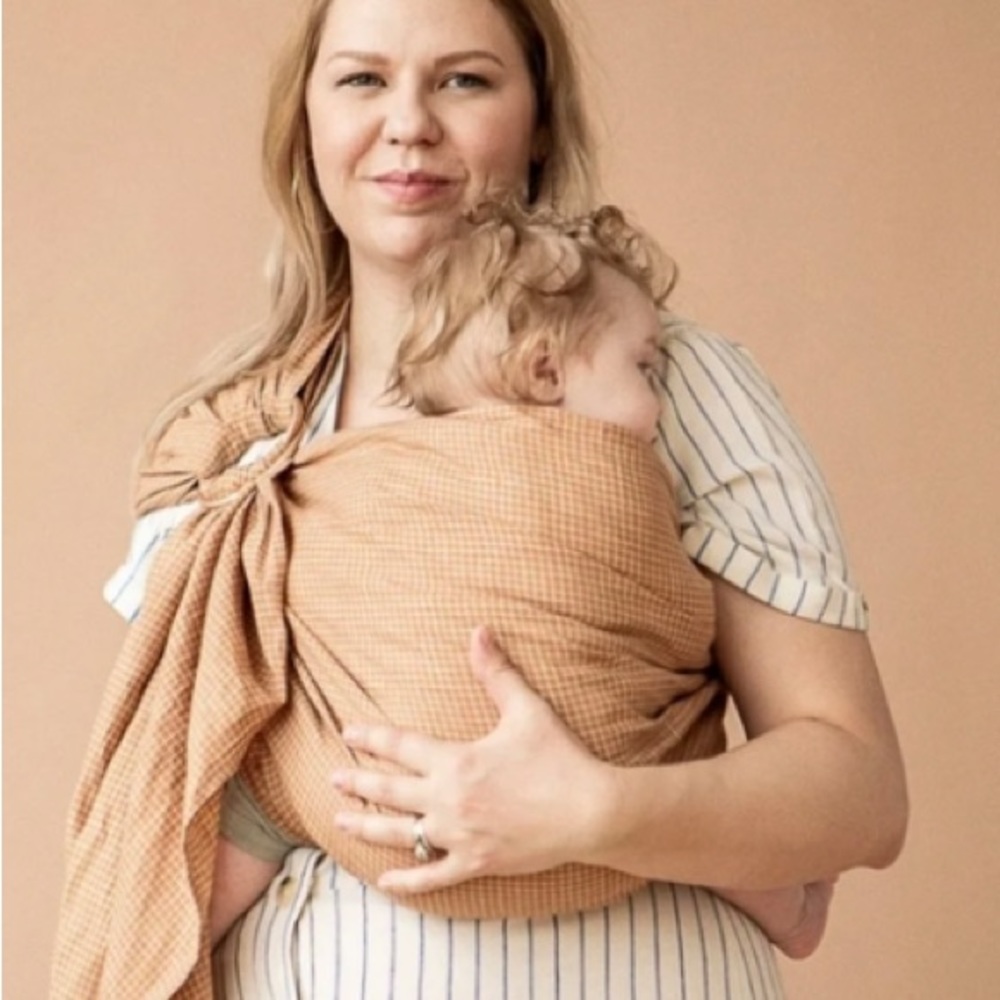 Wildbird Linen in Nutmeg Gingham